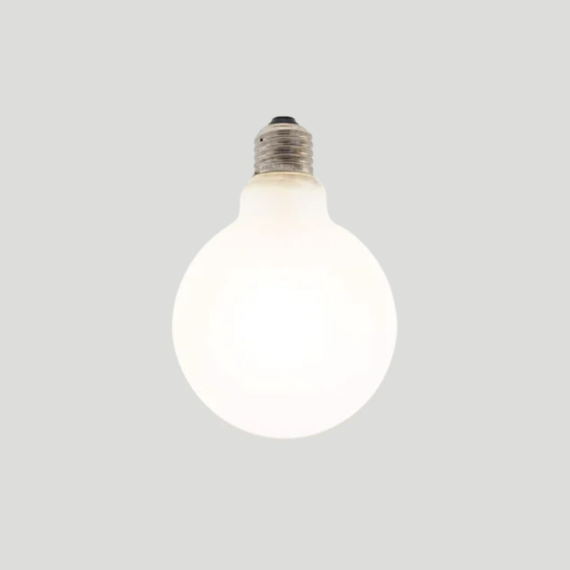 Medium Round Porcelain Frosted, Dimmable