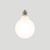 For Our Medium Scalloped Pendant Light- Medium Round Porcelain Frosted, Dimmable