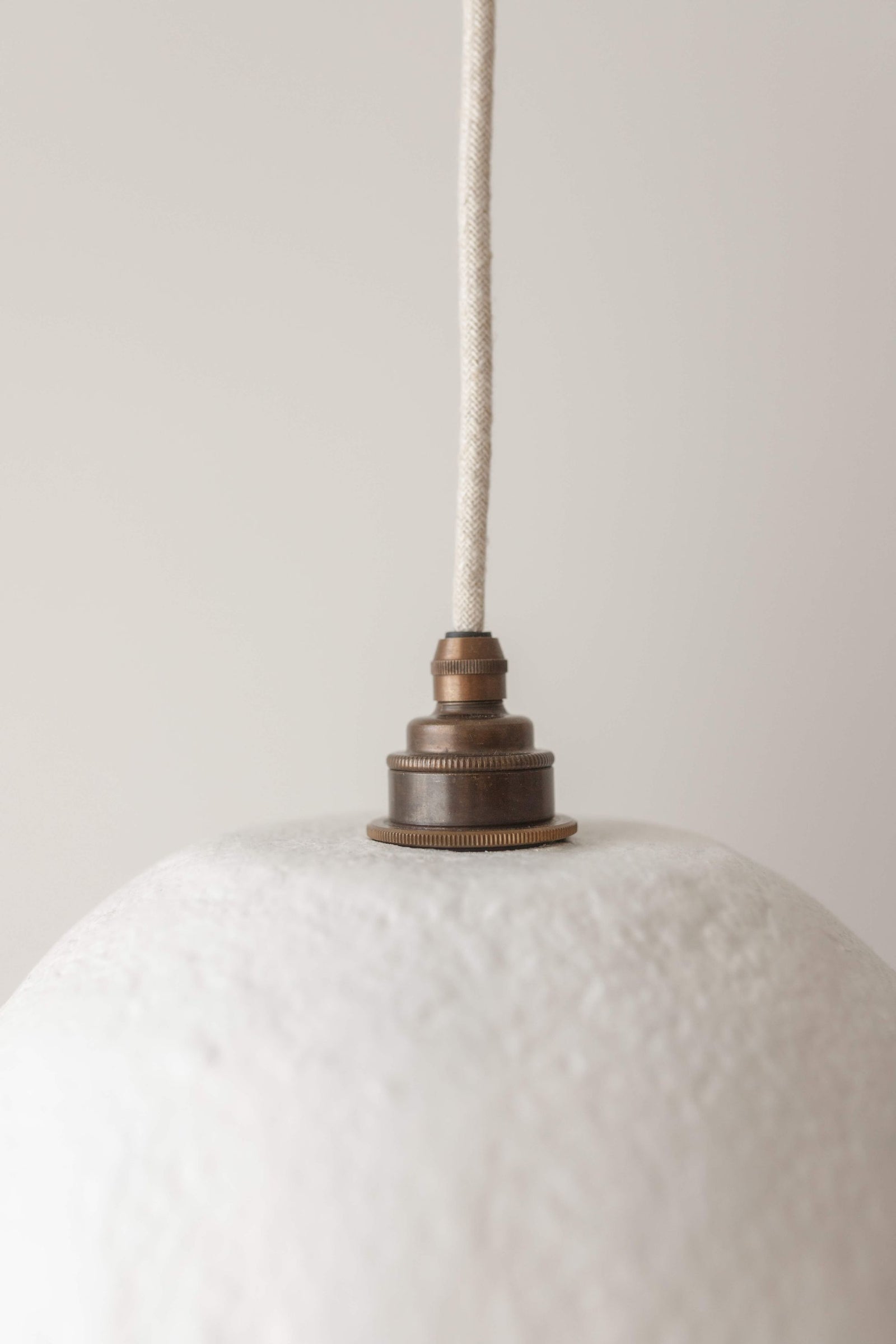 Scalloped Pendant Light - White - Tall Medium (see dispatch est below)