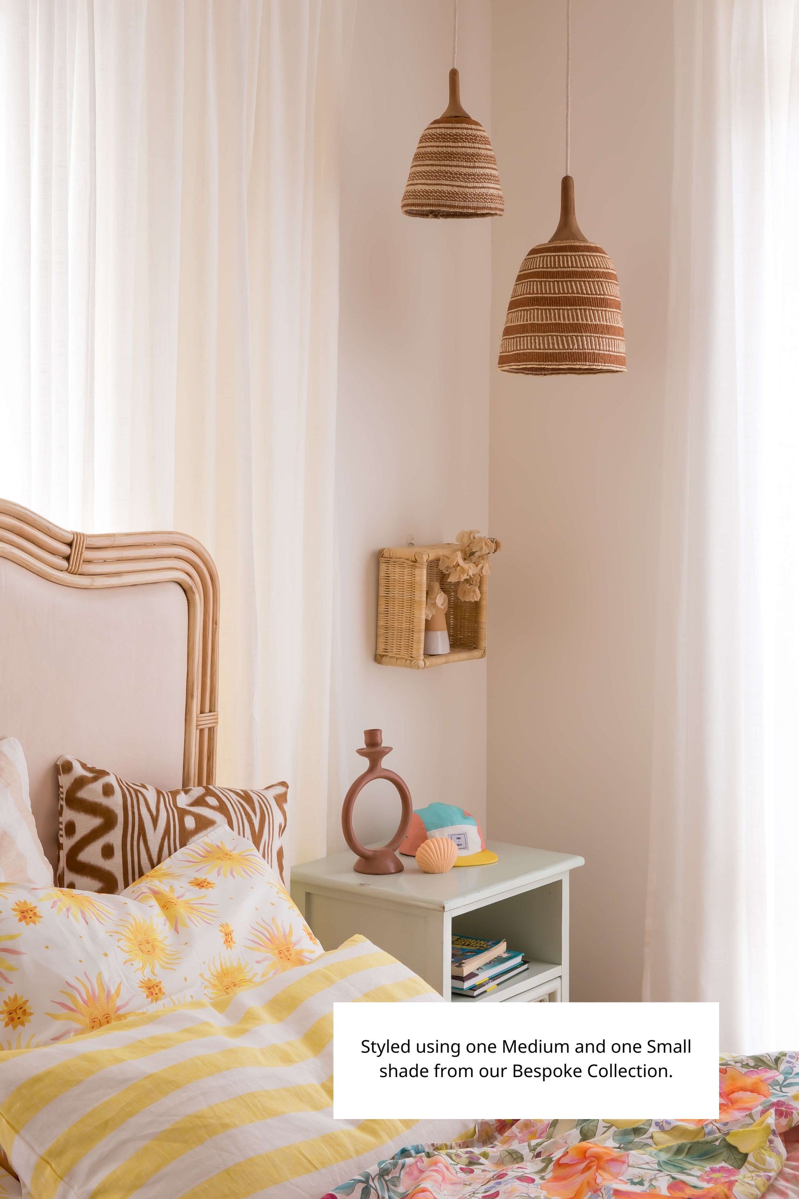 Bespoke Woven Pendant Lights