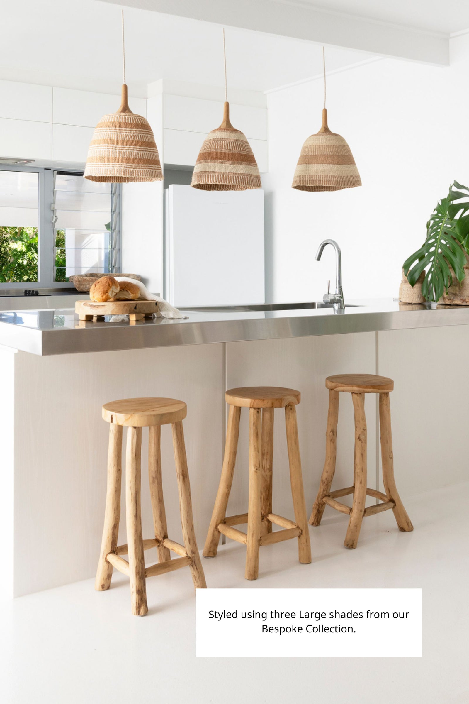 Bespoke Woven Pendant Lights