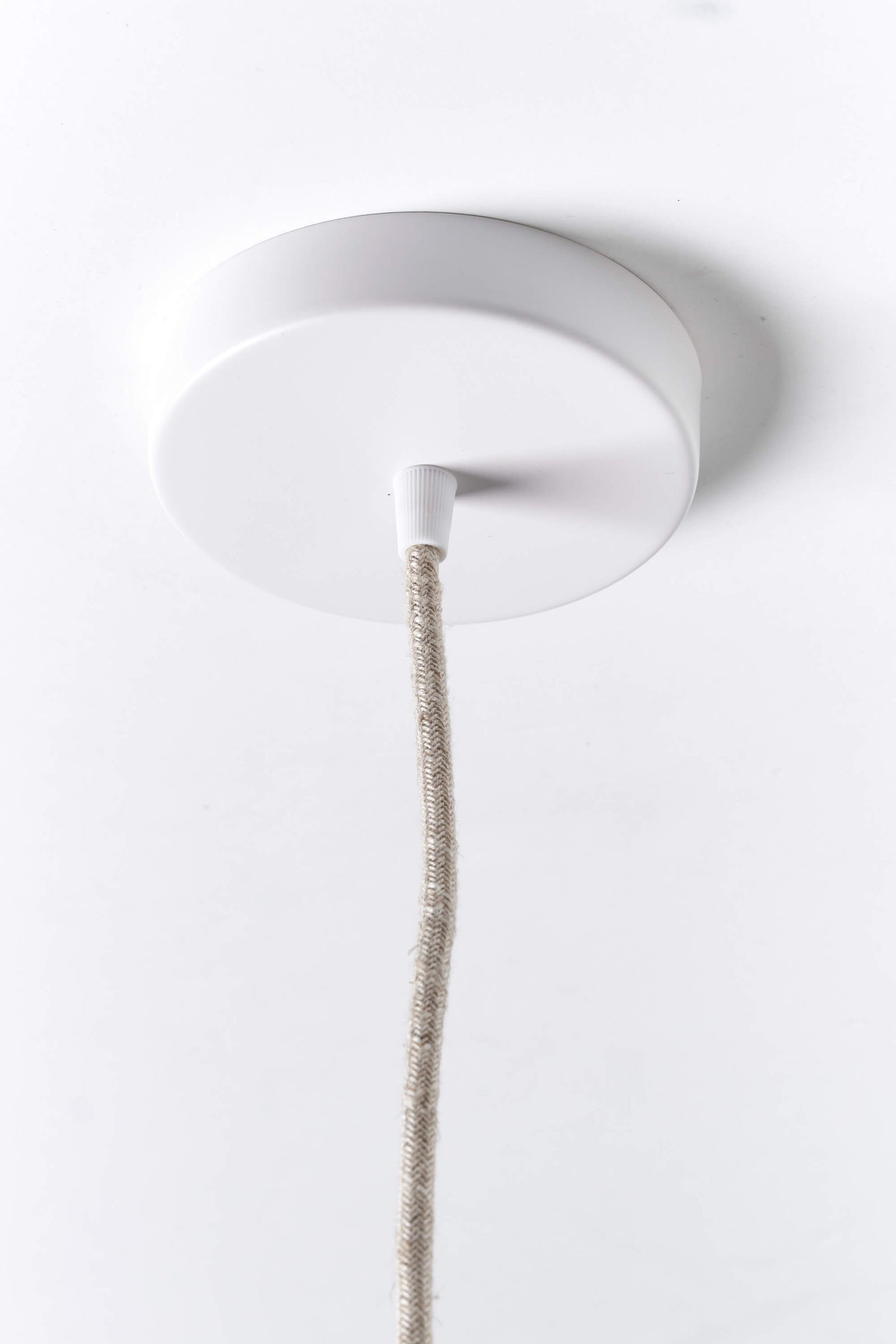 IMPERFECTS (see description) - Scalloped Pendant Light - White - Large