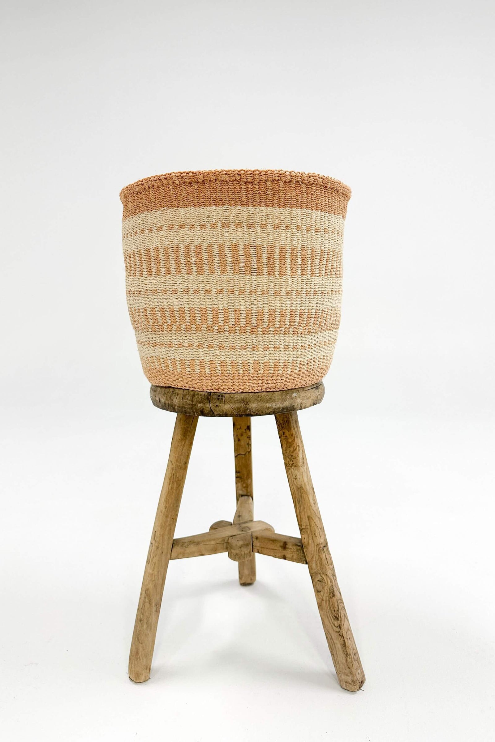 Woven Sisal Storage Basket - Large