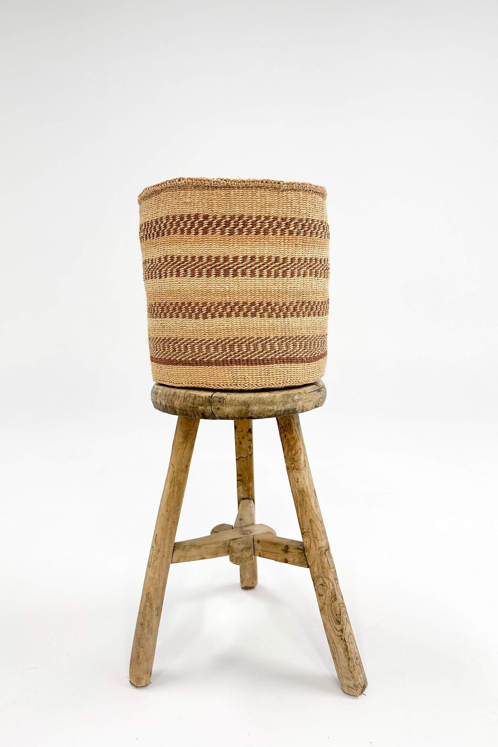 Woven Sisal Storage Basket - Large