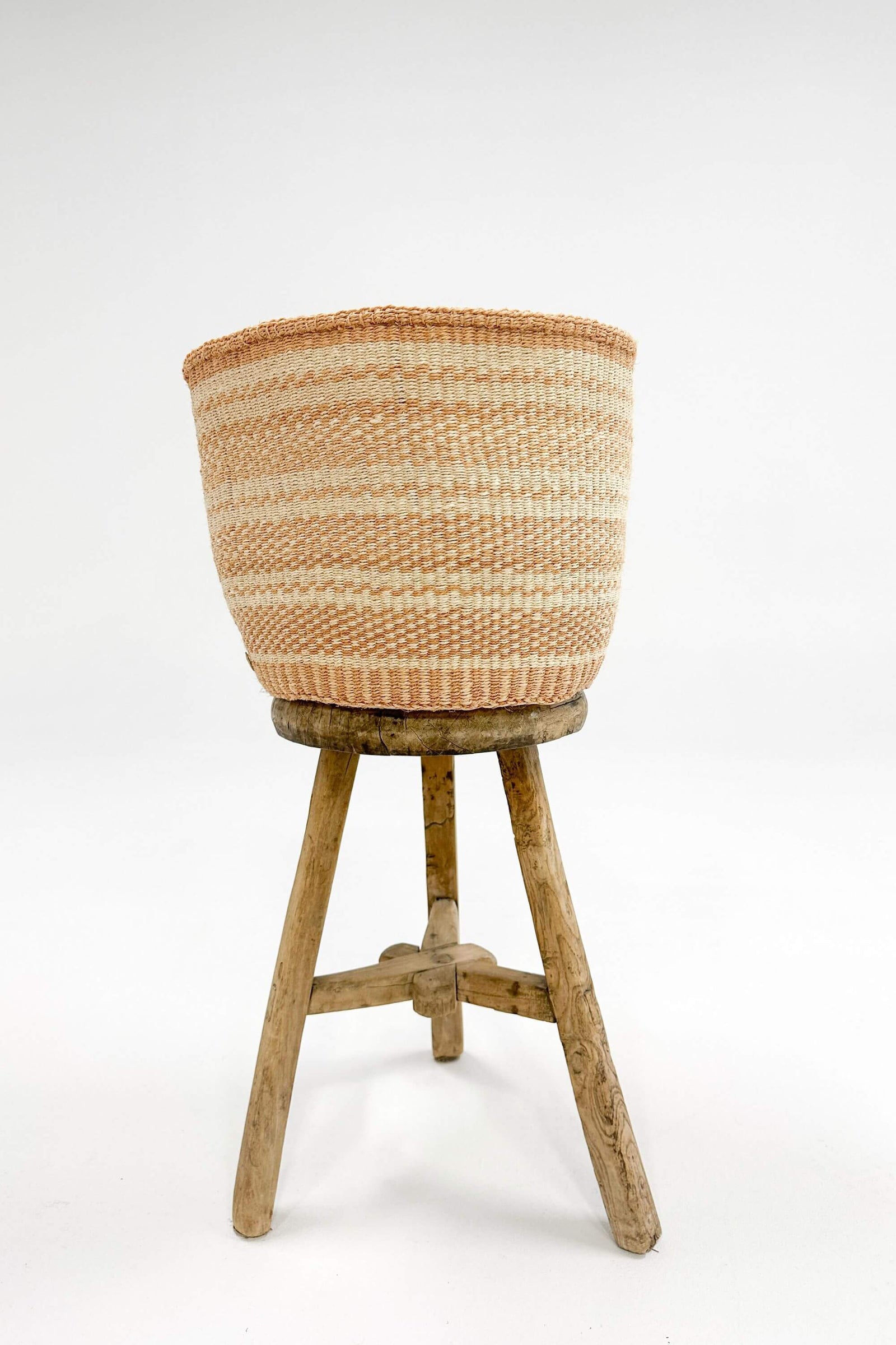 Woven Sisal Storage Basket - Large