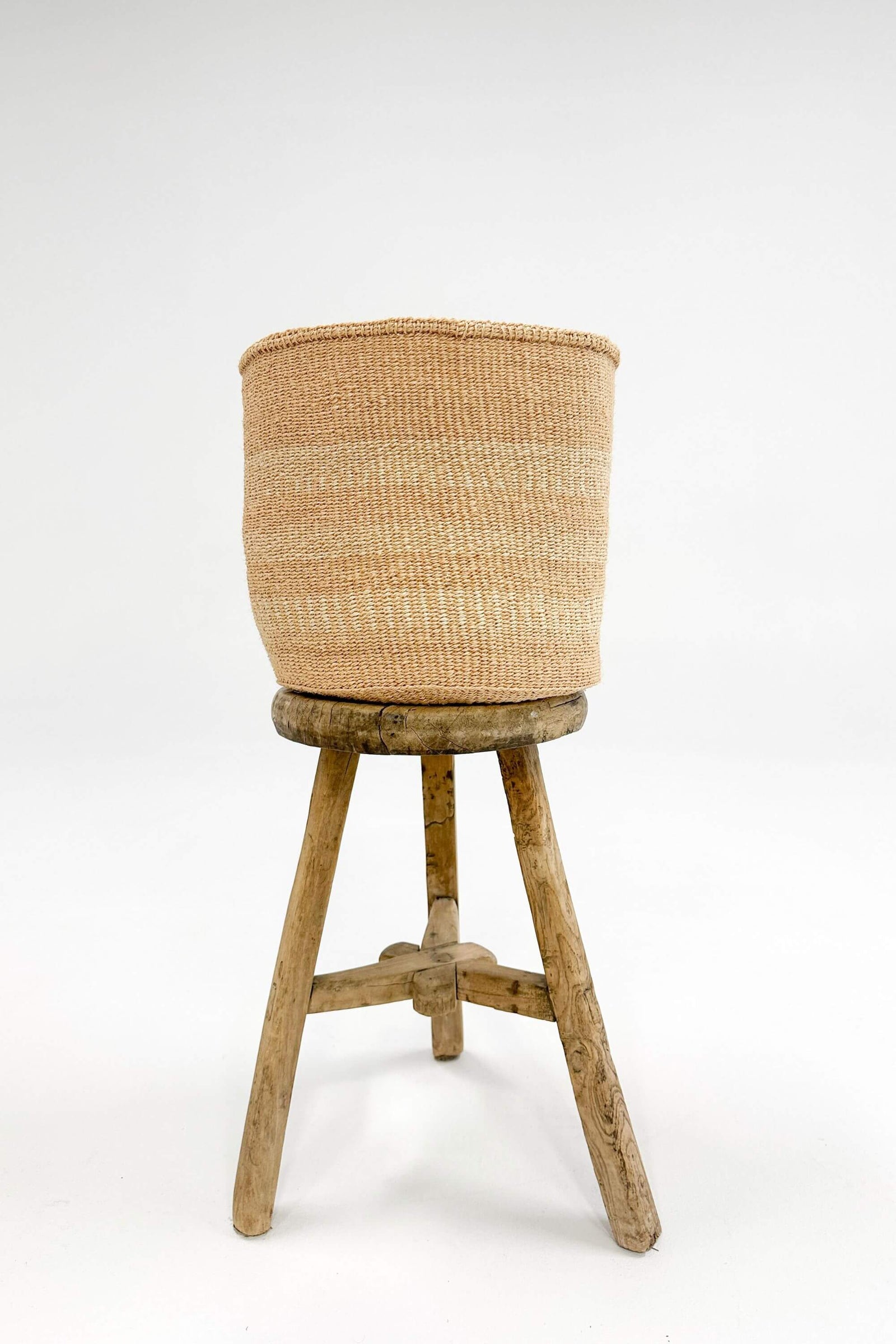 Woven Sisal Storage Basket - Large