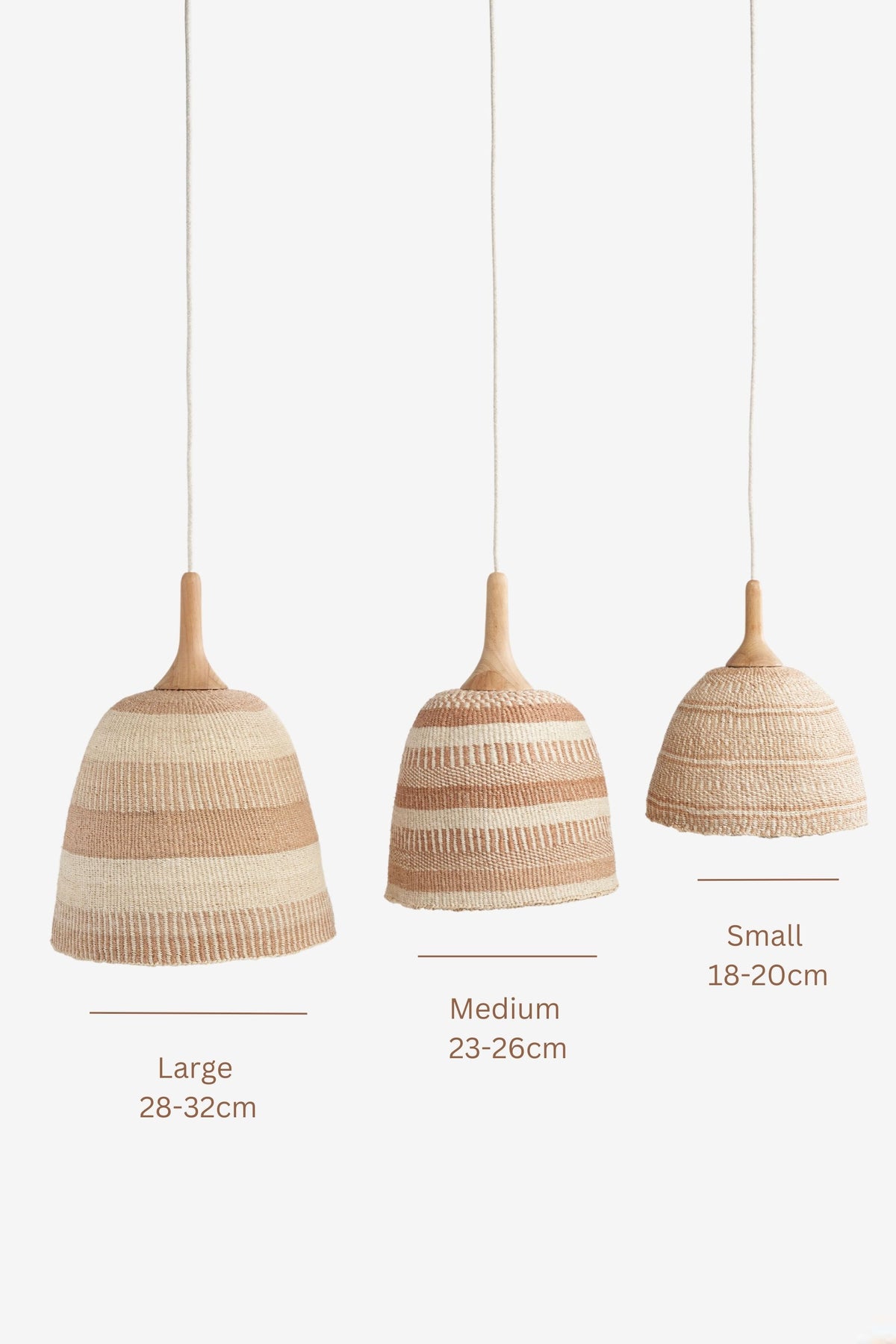 Coastal Collection - Bespoke Woven Pendant Lights