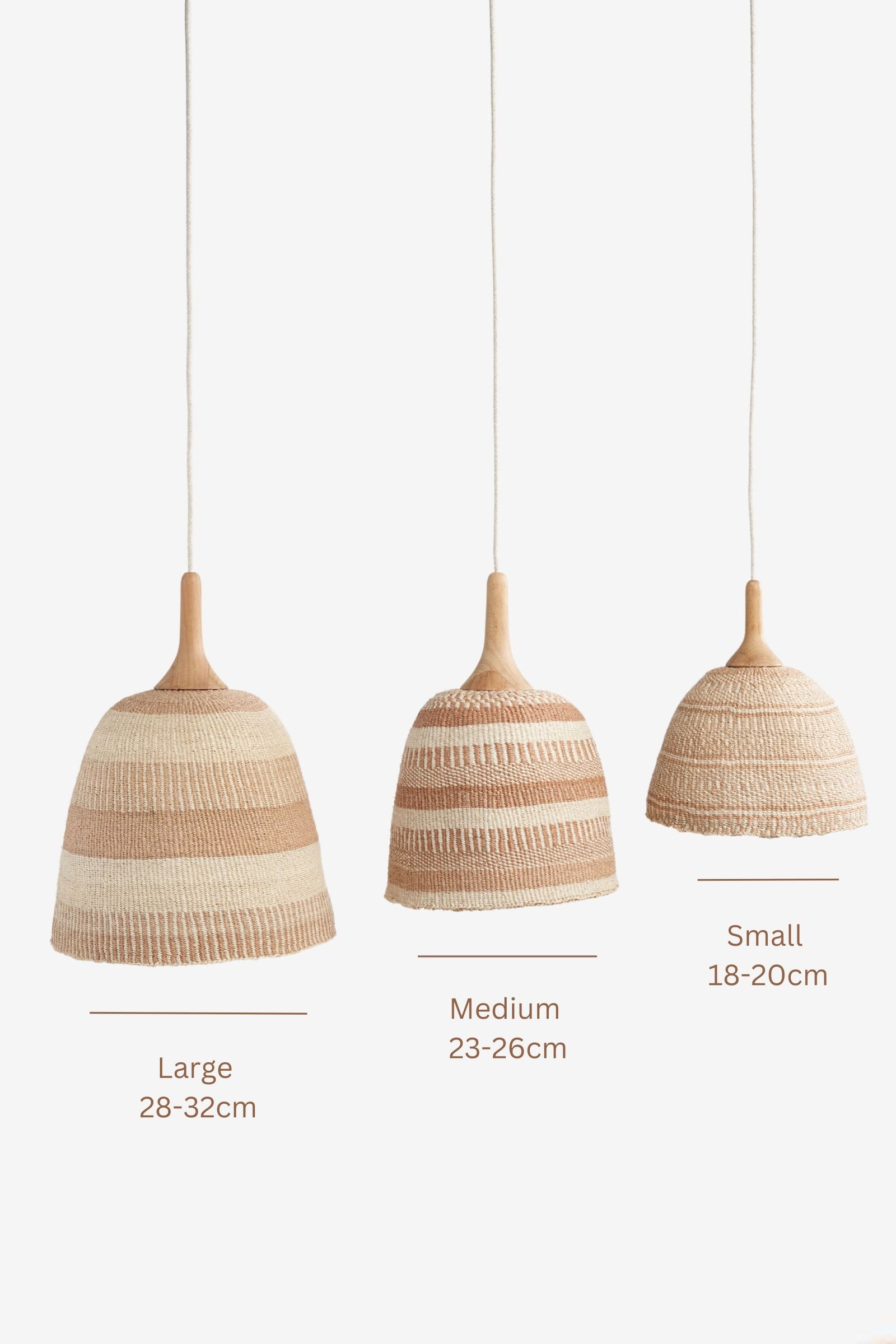 Coastal Collection - Bespoke Woven Pendant Lights