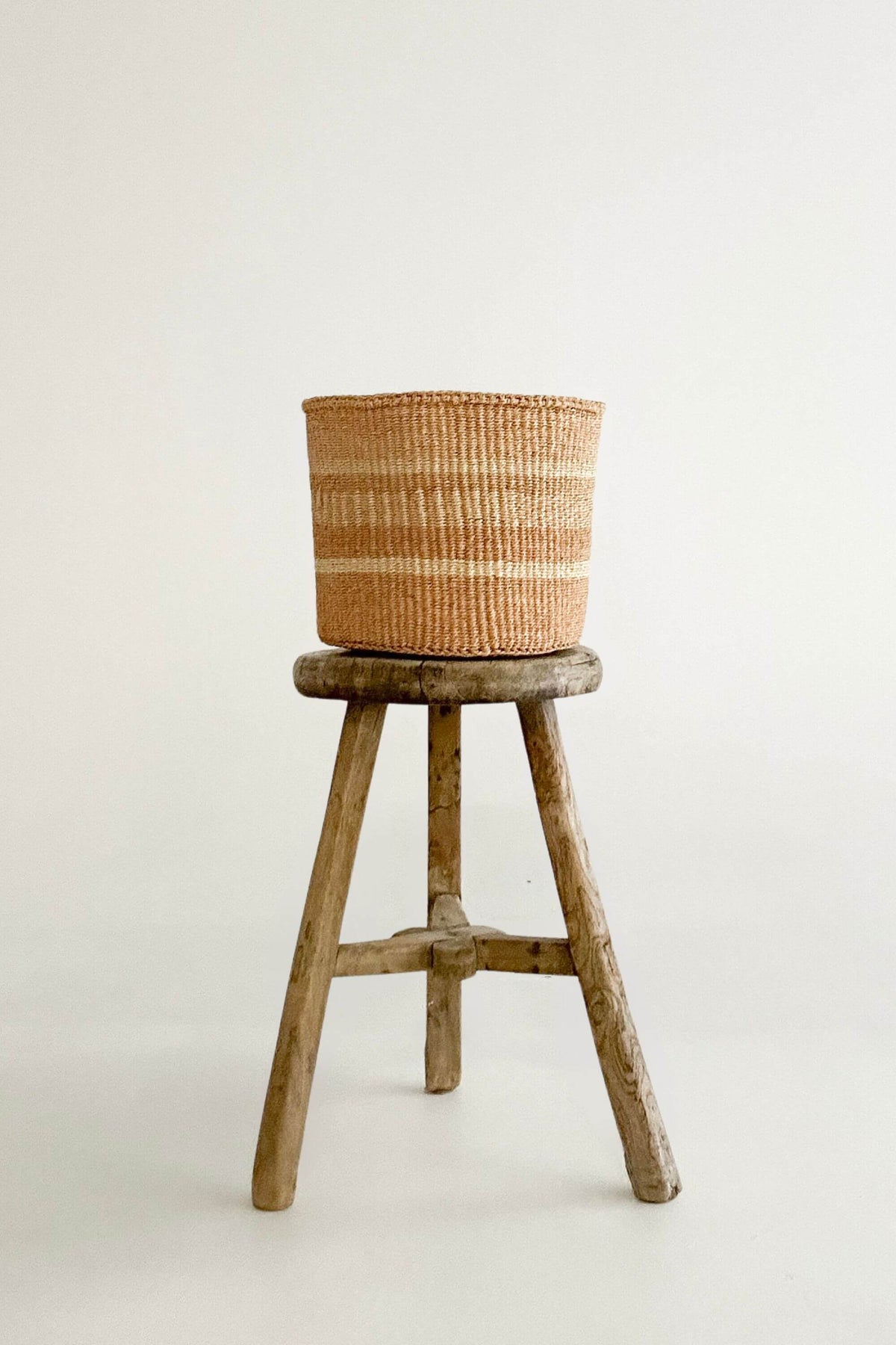 Woven Sisal Storage Basket - Medium