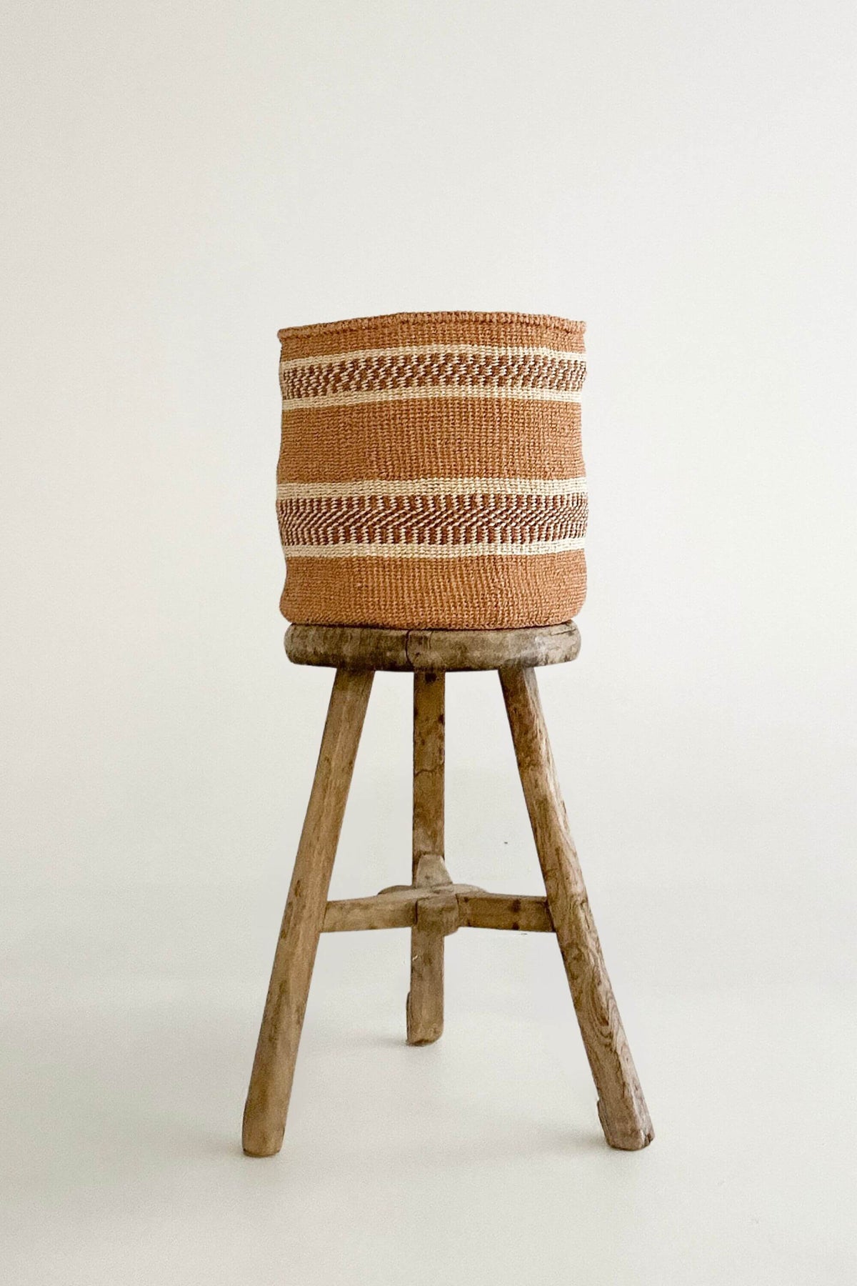 Woven Sisal Storage Basket - Large