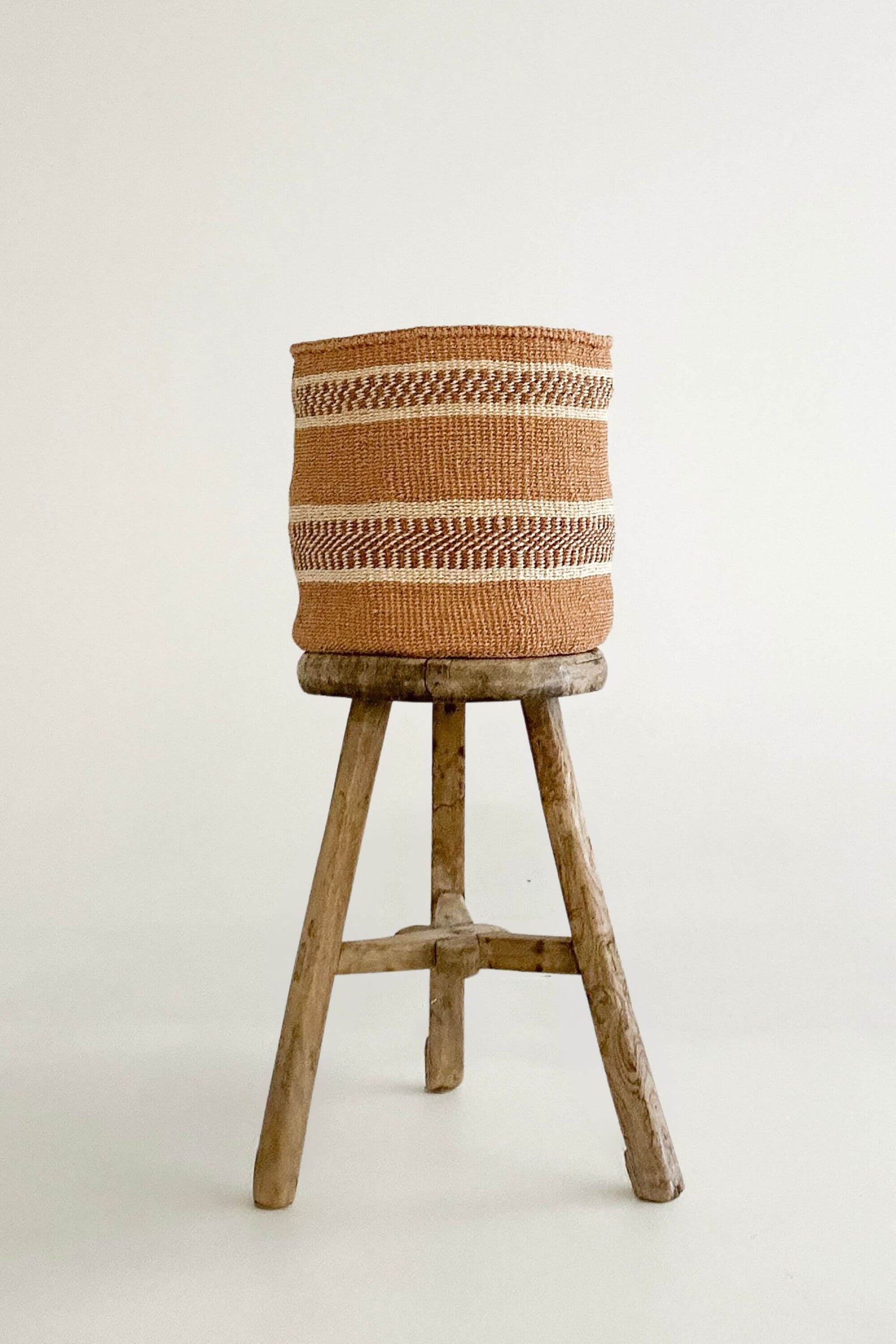 Woven Sisal Storage Basket - Large