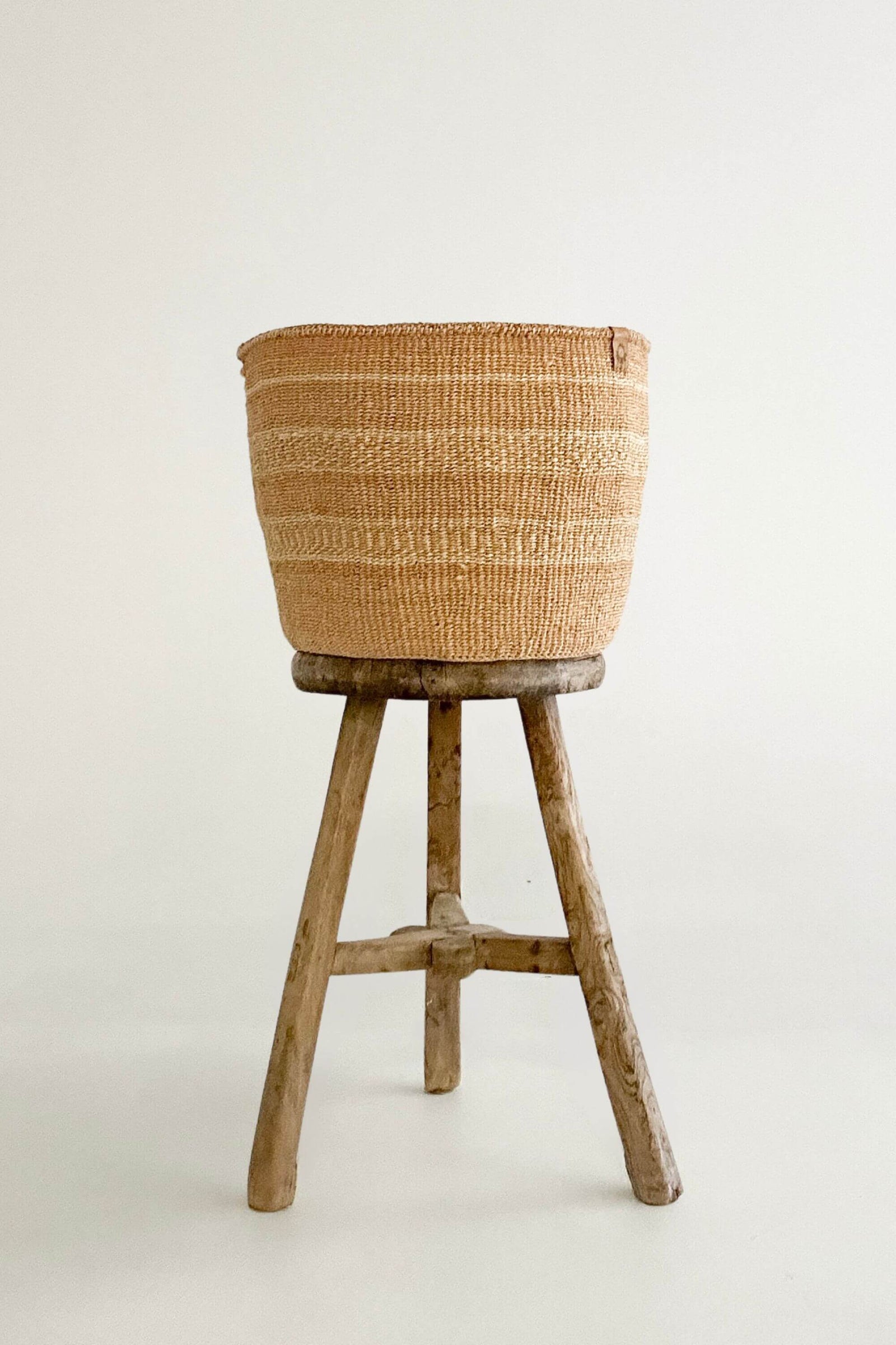 Woven Sisal Storage Basket - Large