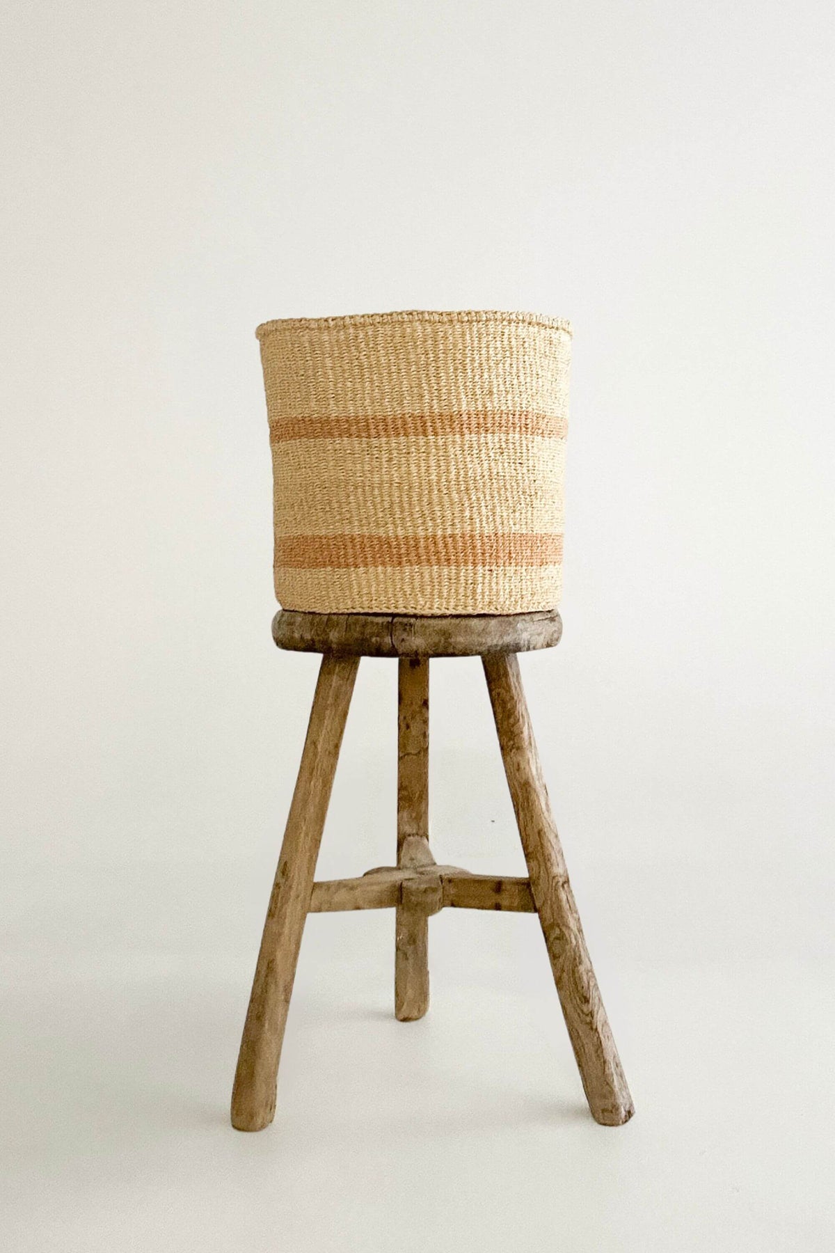 Woven Sisal Storage Basket - Large