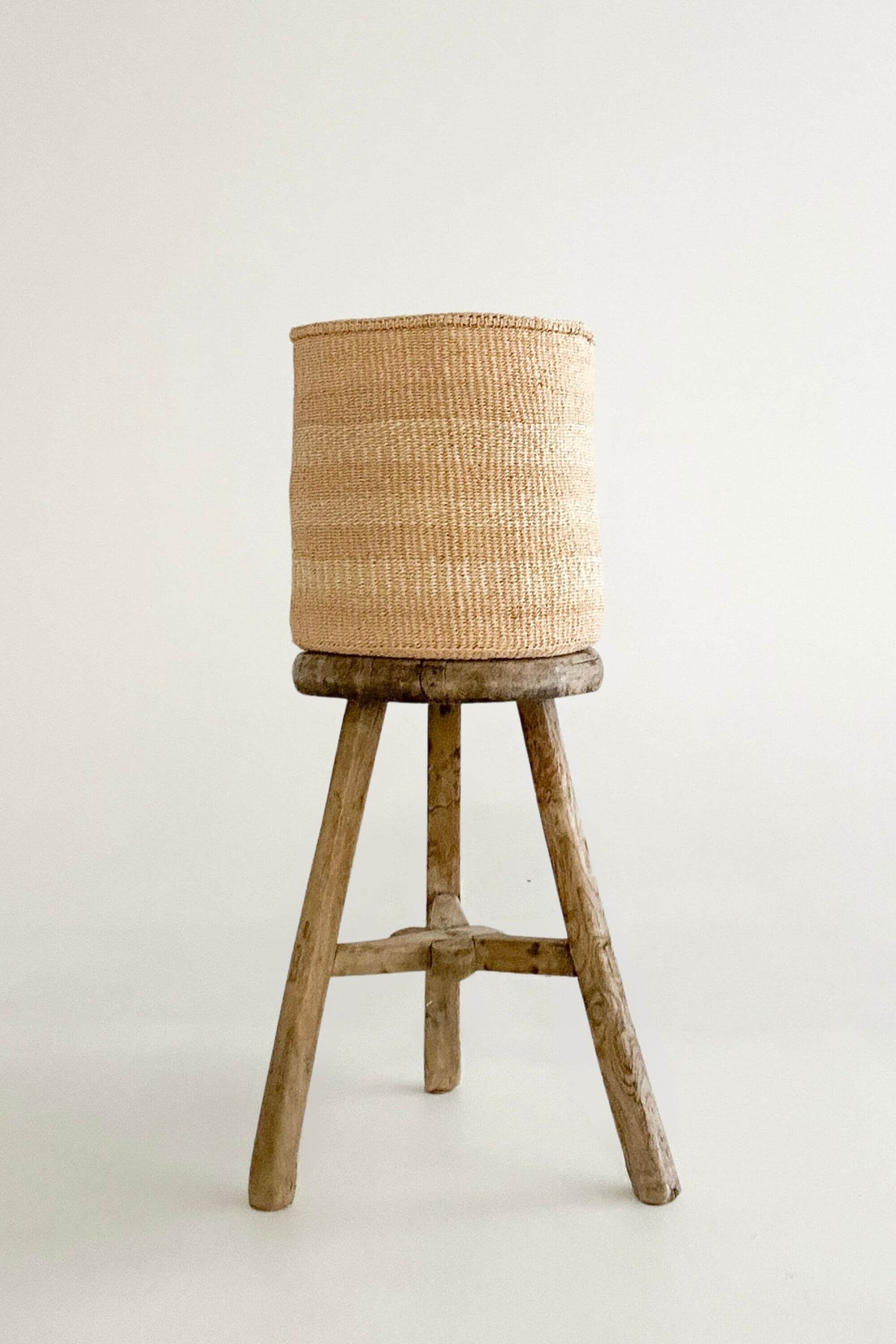 Woven Sisal Storage Basket - Large