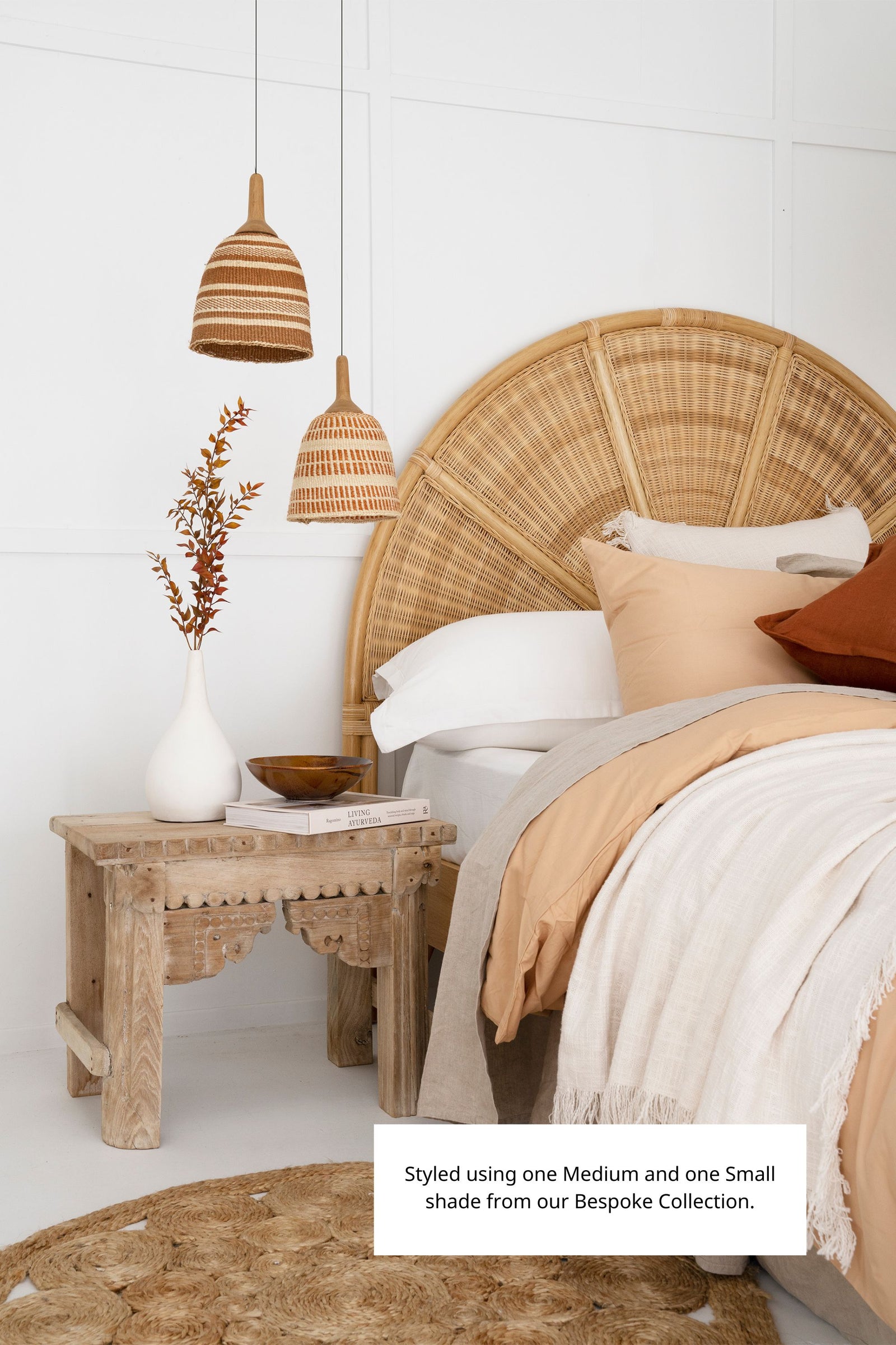 Bespoke Woven Pendant Lights