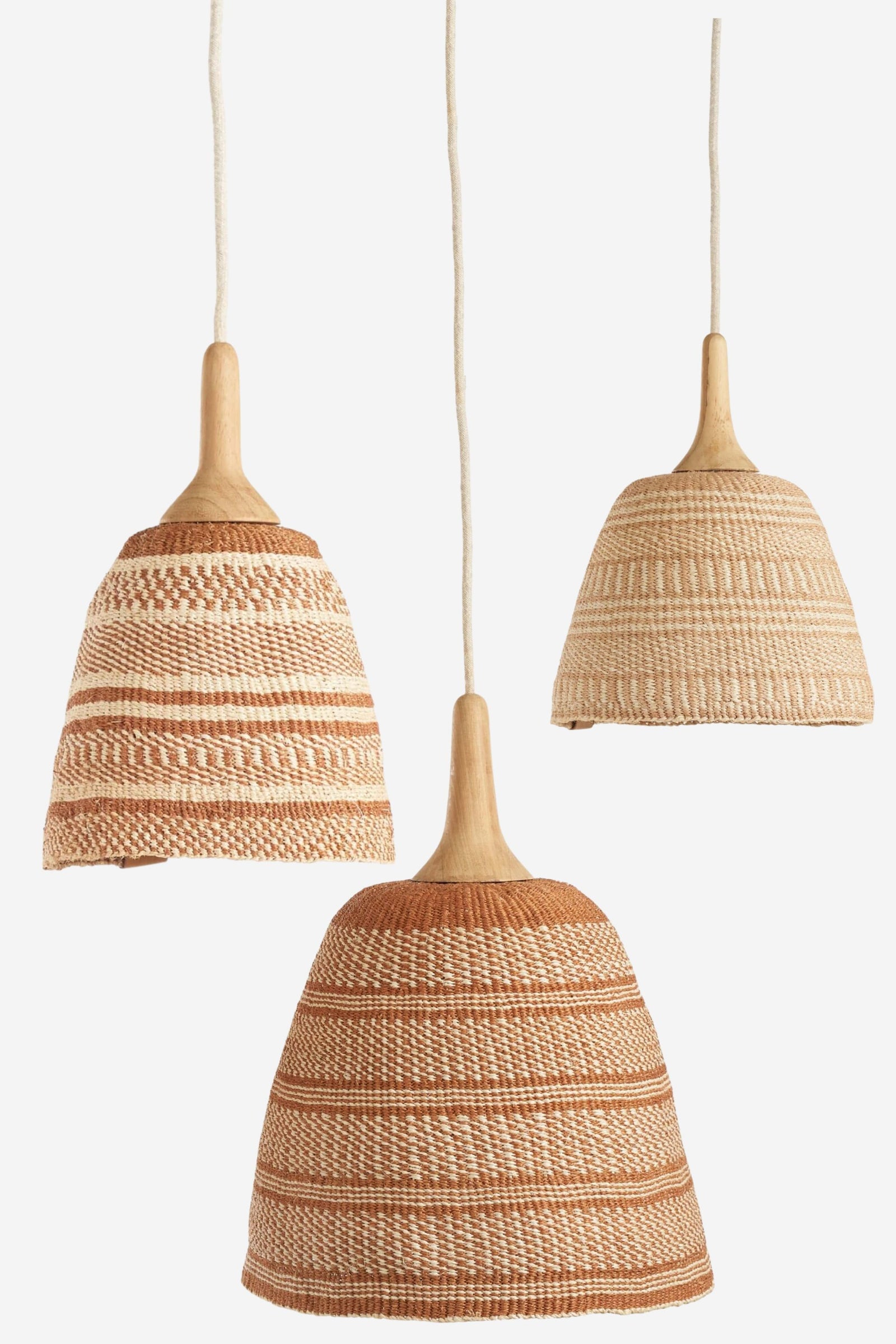 Bespoke Woven Pendant Lights