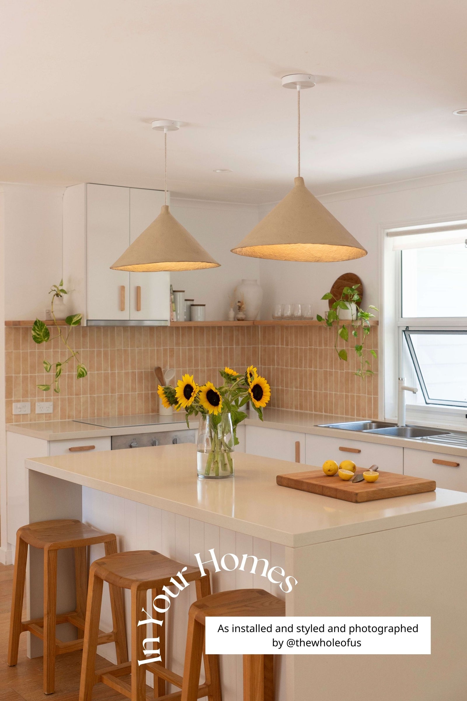 Coffee Cone Pendant Light - Large