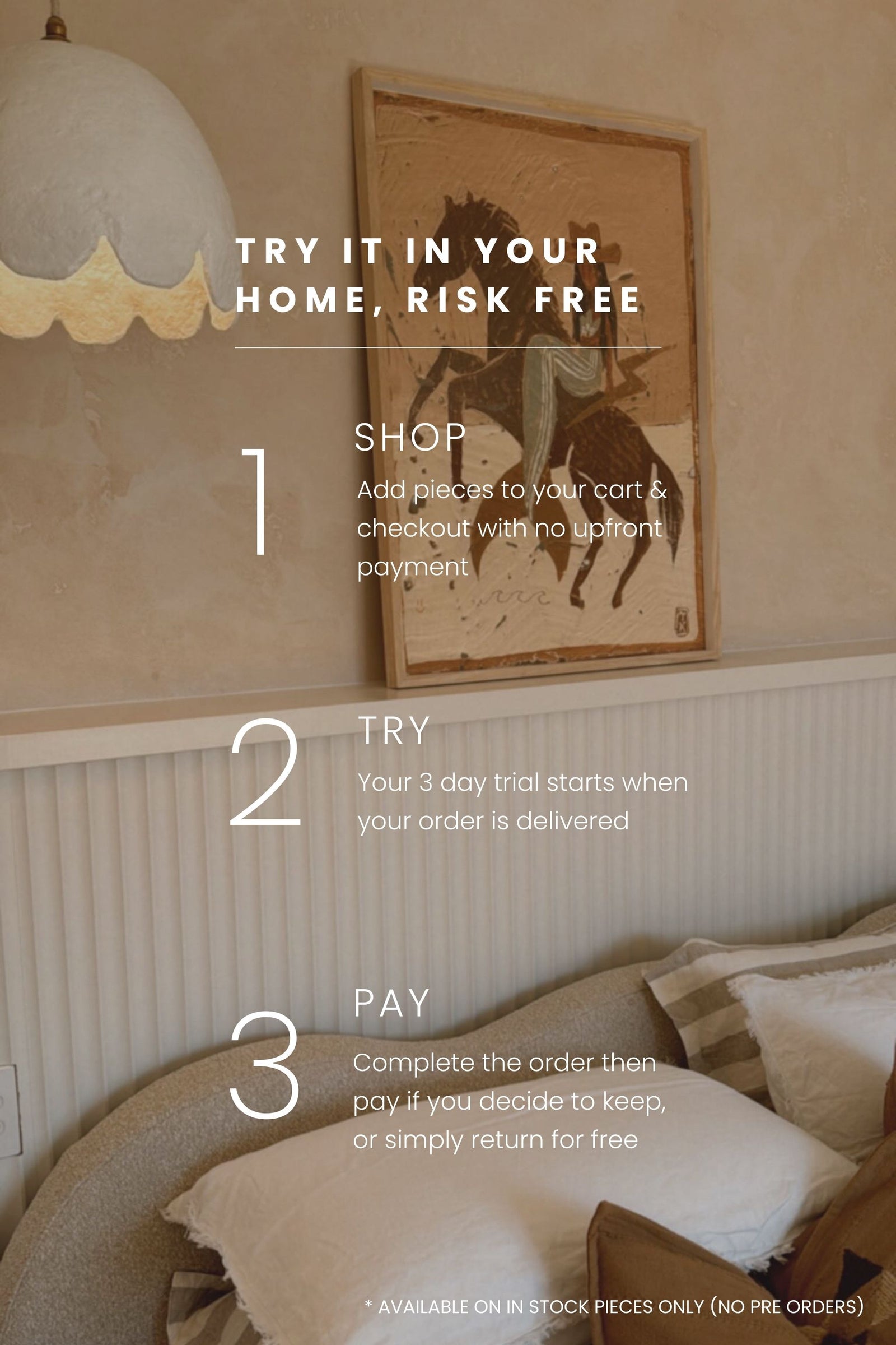 Scalloped Pendant Light - White - Tall Medium