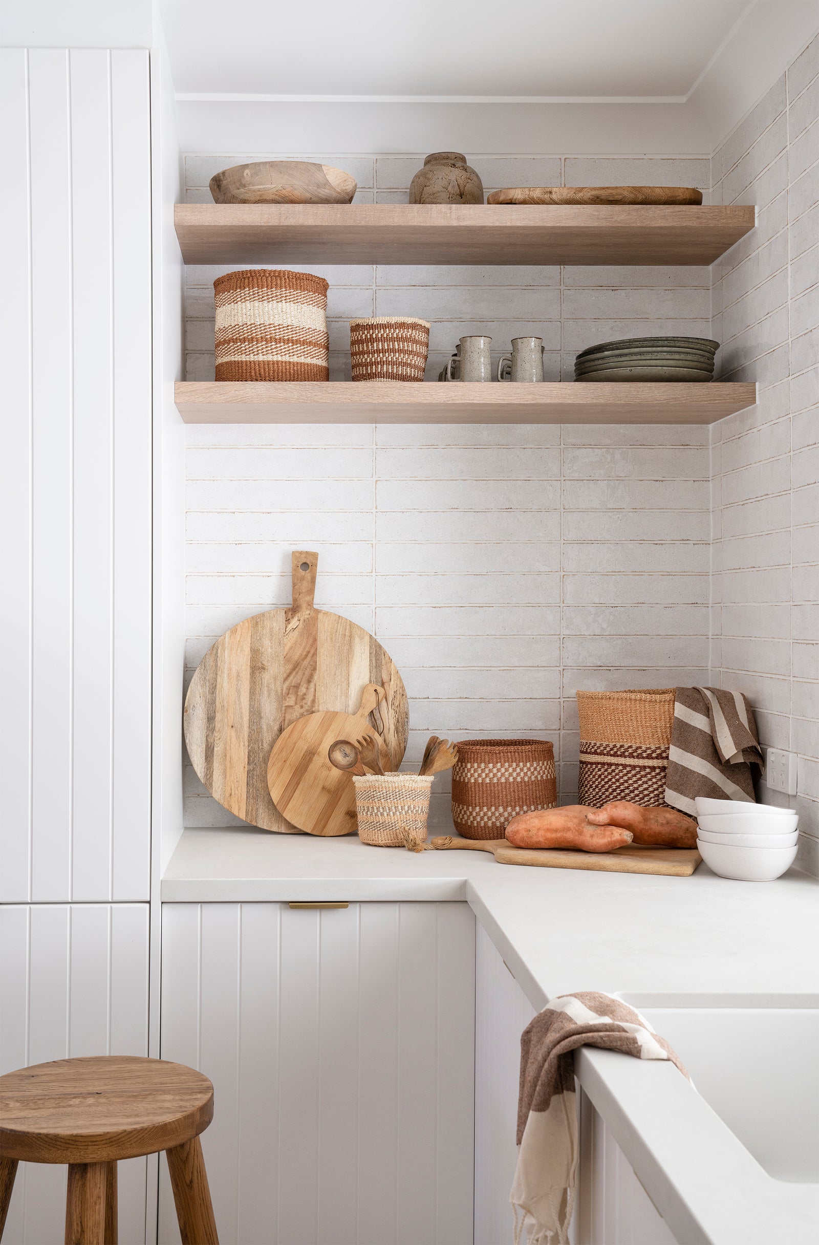 Woven Sisal Storage Basket - Large