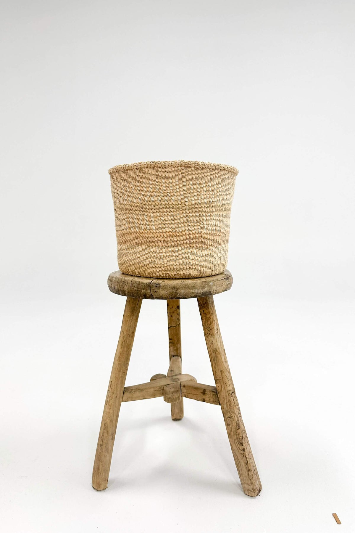 Woven Sisal Storage Basket - Medium