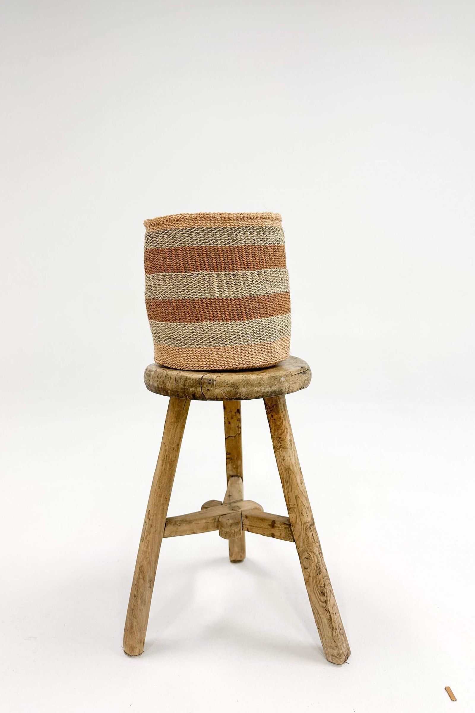 Woven Sisal Storage Basket - Medium