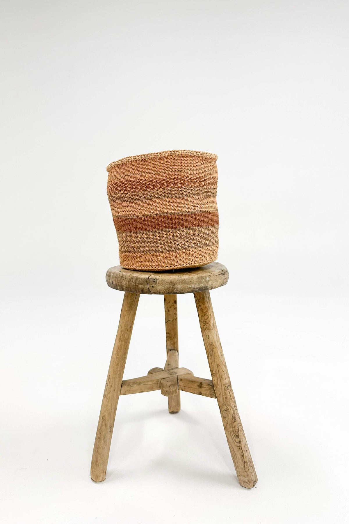 Woven Sisal Storage Basket - Medium