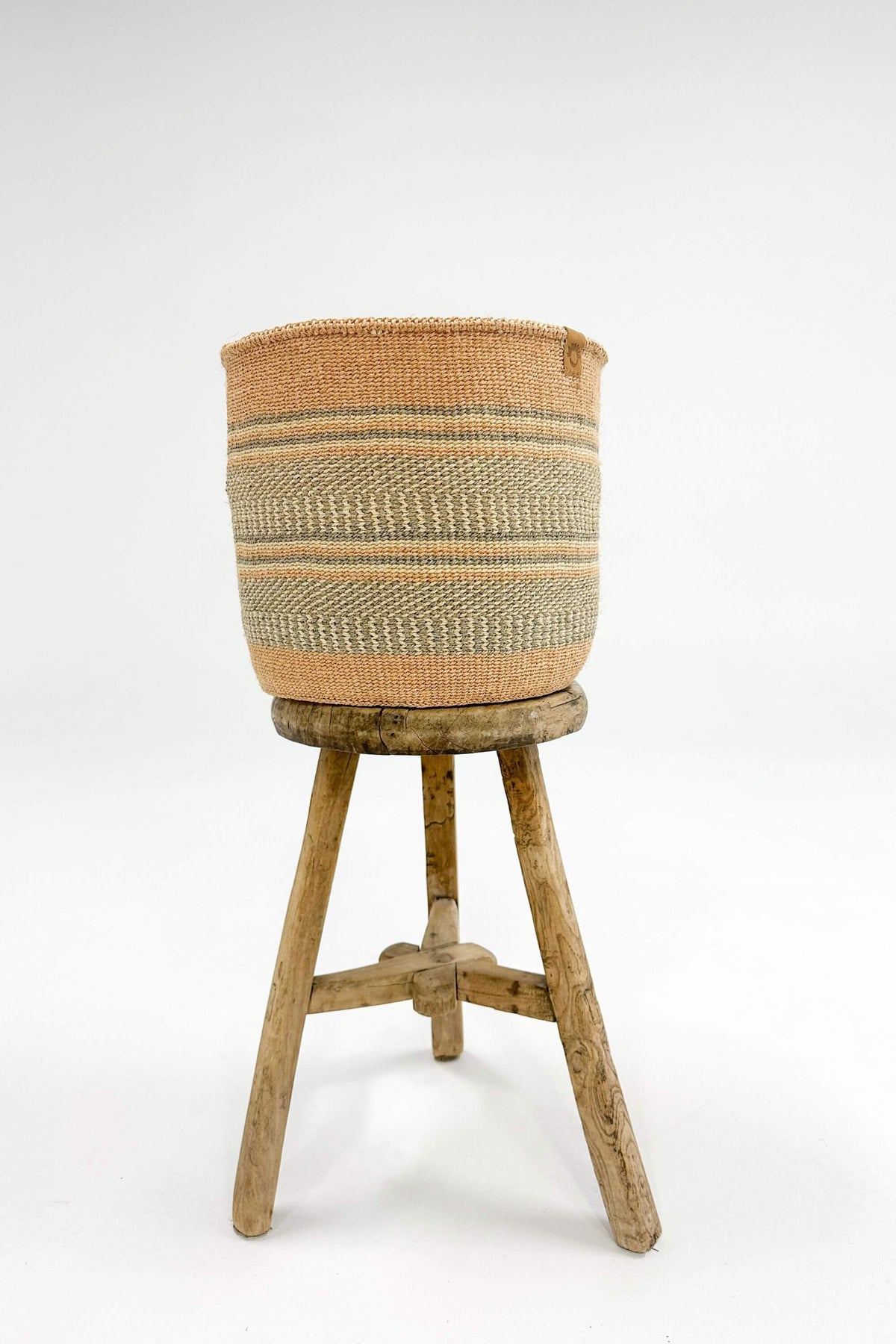 Woven Sisal Storage Basket - Large