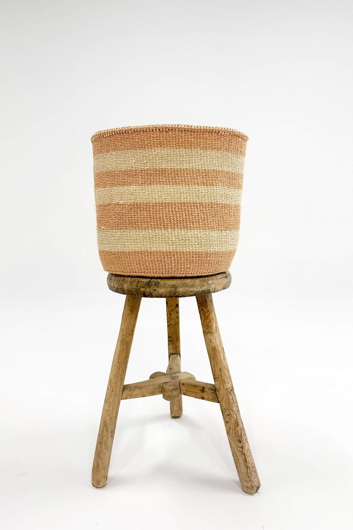 Woven Sisal Storage Basket - Large