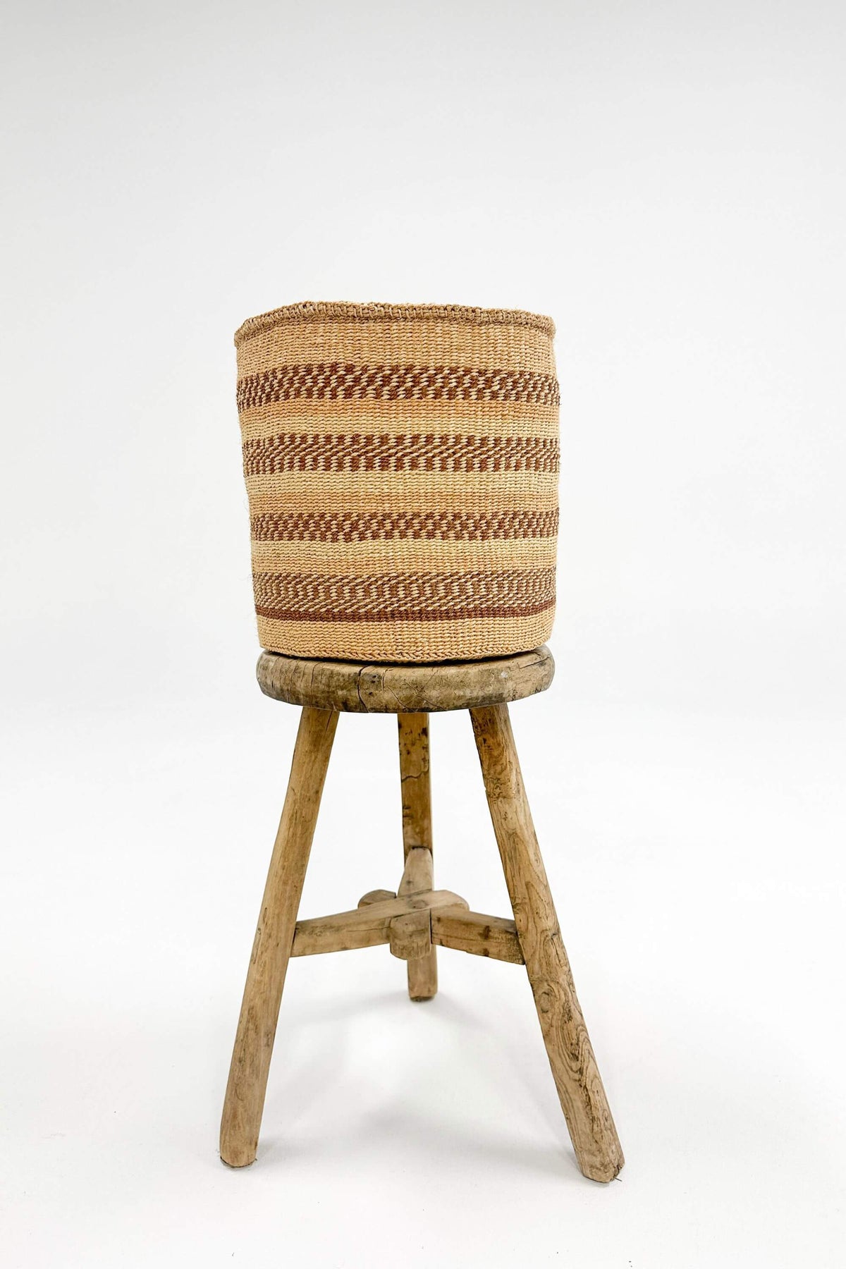 Woven Sisal Storage Basket - Large