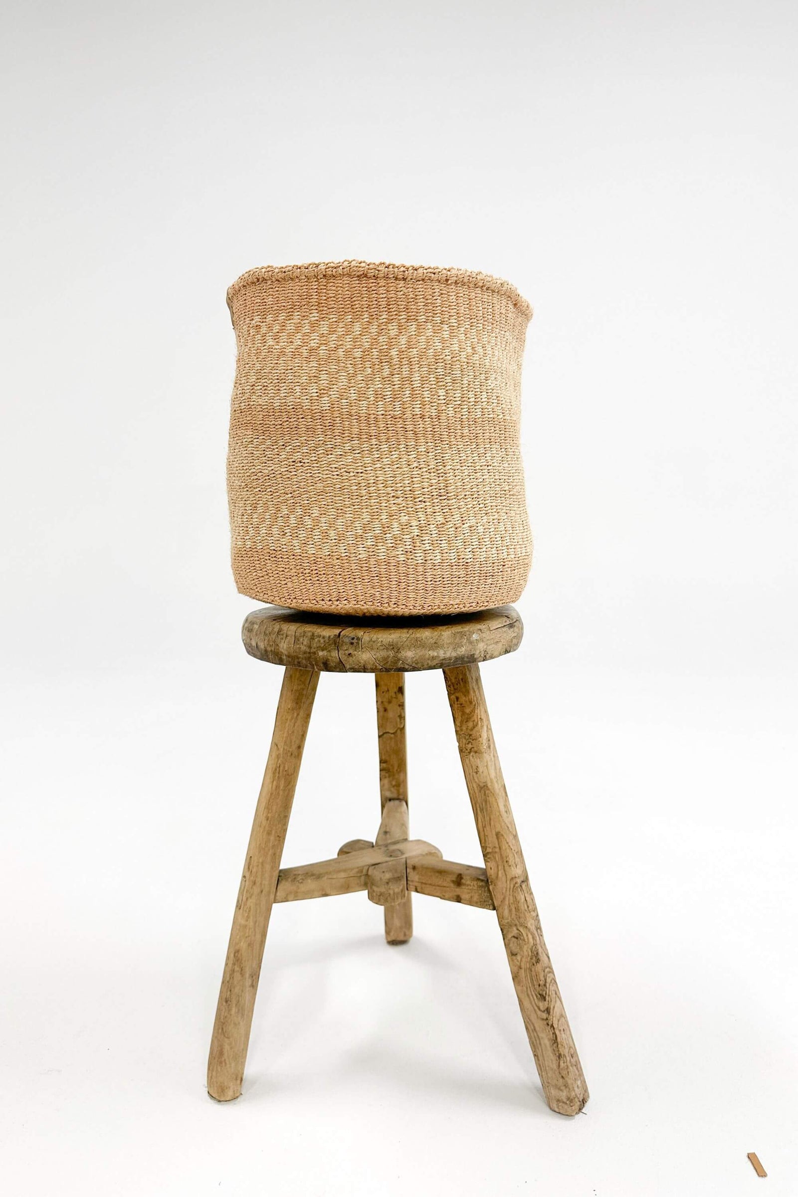 Woven Sisal Storage Basket - Large